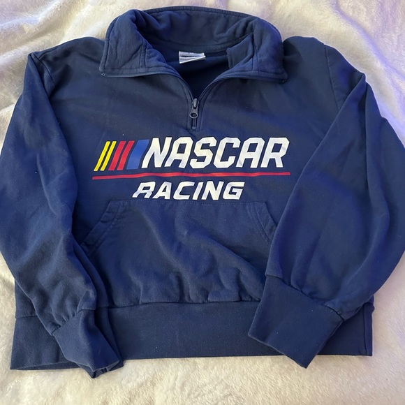 Nascar Tops - NASCAR Cropped Sweatshirt